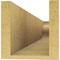 Ekena Millwork 6in. W x 6in. H x 36in. L Carmel Woodgrain TimberThane Rafter Tail, Primed Tan RFTUR06X06X36CARRCPR - alternate 4